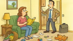 Vic: Mož me je vprašal, zakaj ni pospravljeno