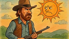 Vic: Chuck Norris gre soncu v oči...