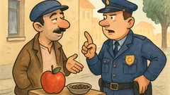 Vic: Mujo na ulici prodaja jabolčna semena