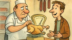 Vic: Mesar tik pred zaprtjem proda piščanca