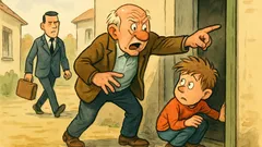 Vic: Dedek reče vnuku: Hitro se skrij!