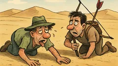 Vic: V puščavi se izgubita dva prijatelja...